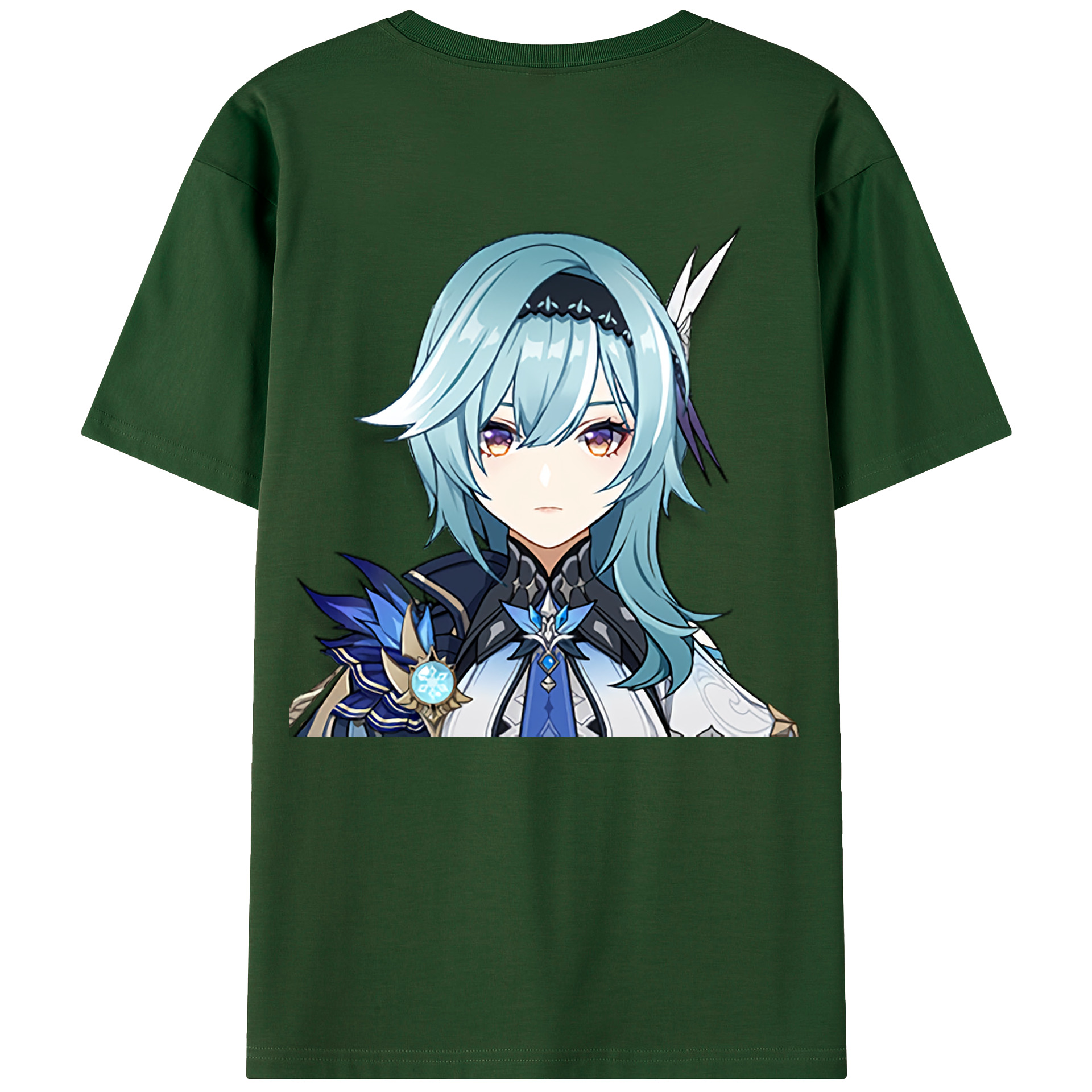 げんし神 优菈 ゆうら genshin Yūra 綿100％半袖Tシャツ（背面プリント）